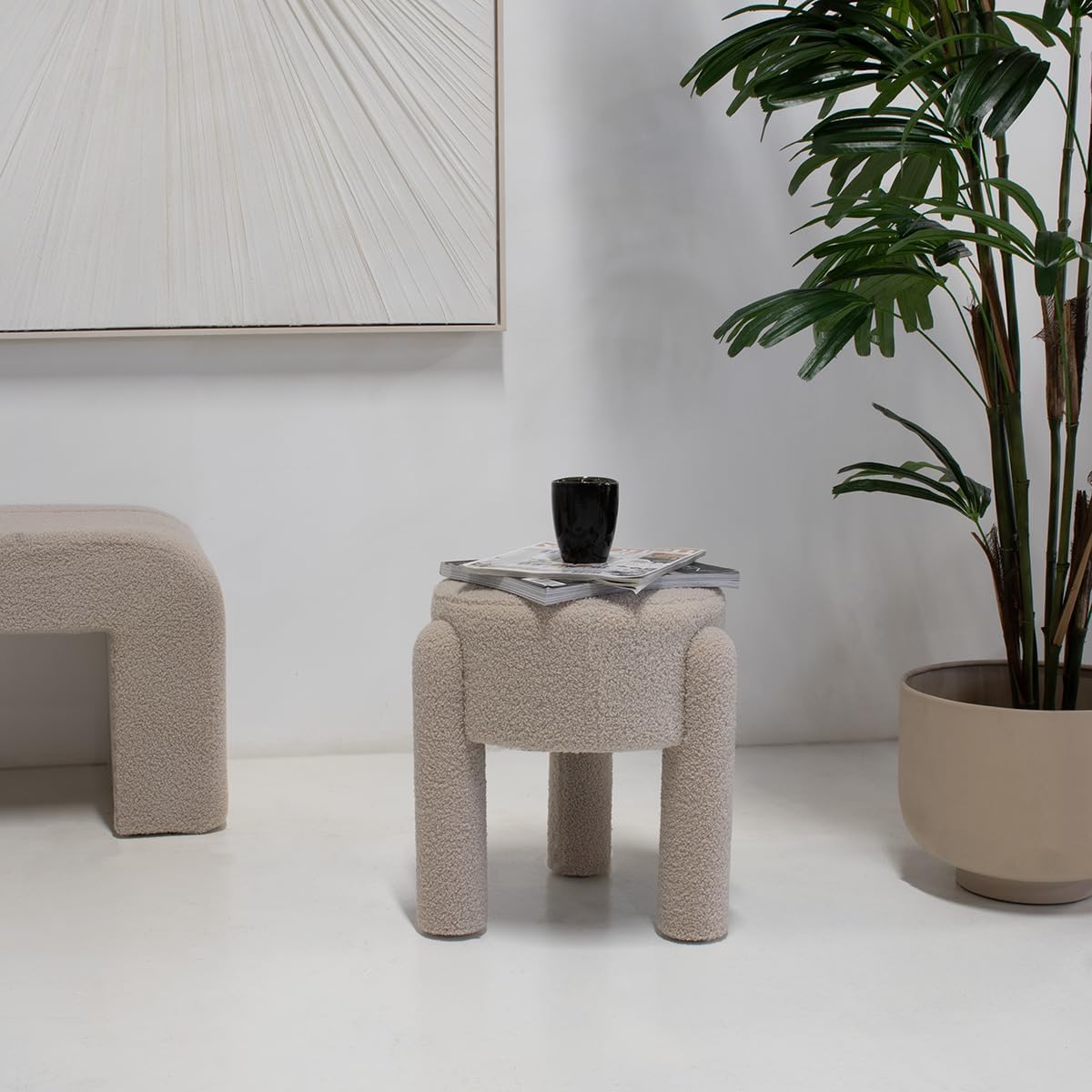 Lune | Boucle taupe